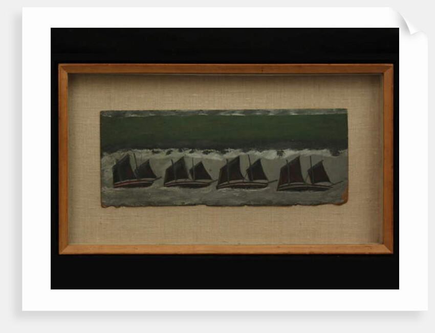 Four Schooners, c.1930 by Alfred Wallis