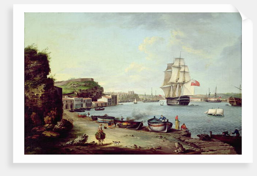 Harbour Port of Mahon, Minorca by Anton Schantz