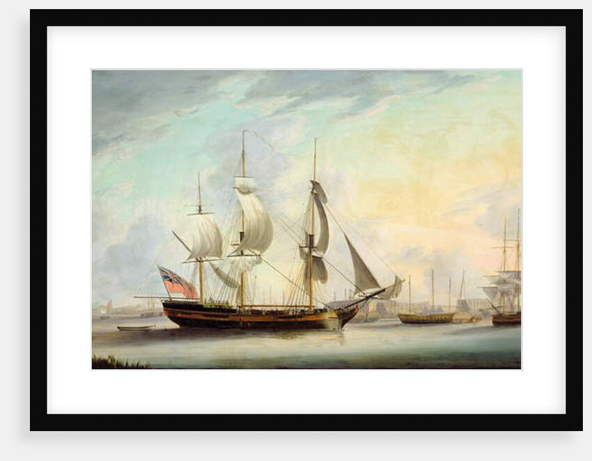 Shipping in the Thames at Deptford, 1789 by Robert Dodd