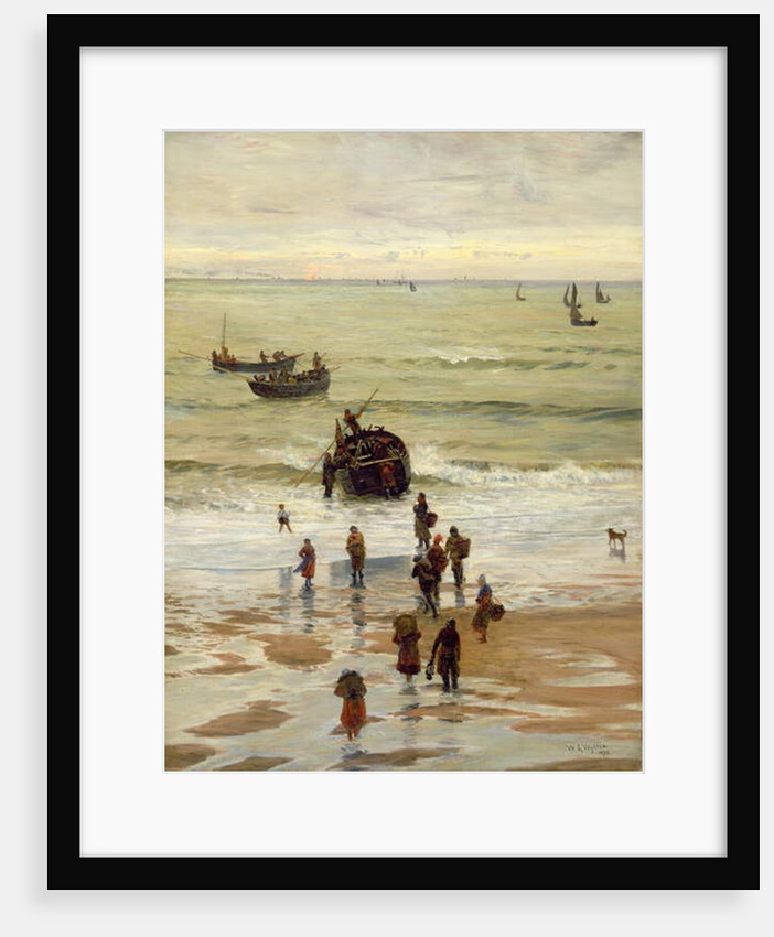 Fishing Boats Setting Out from Portel, 1872 by William Lionel Wyllie