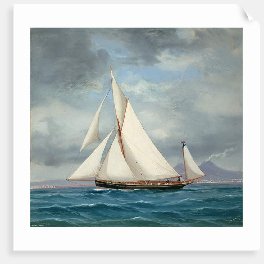 The Yawl ONYX, 52 tons, 1889 by Antonio de Simone