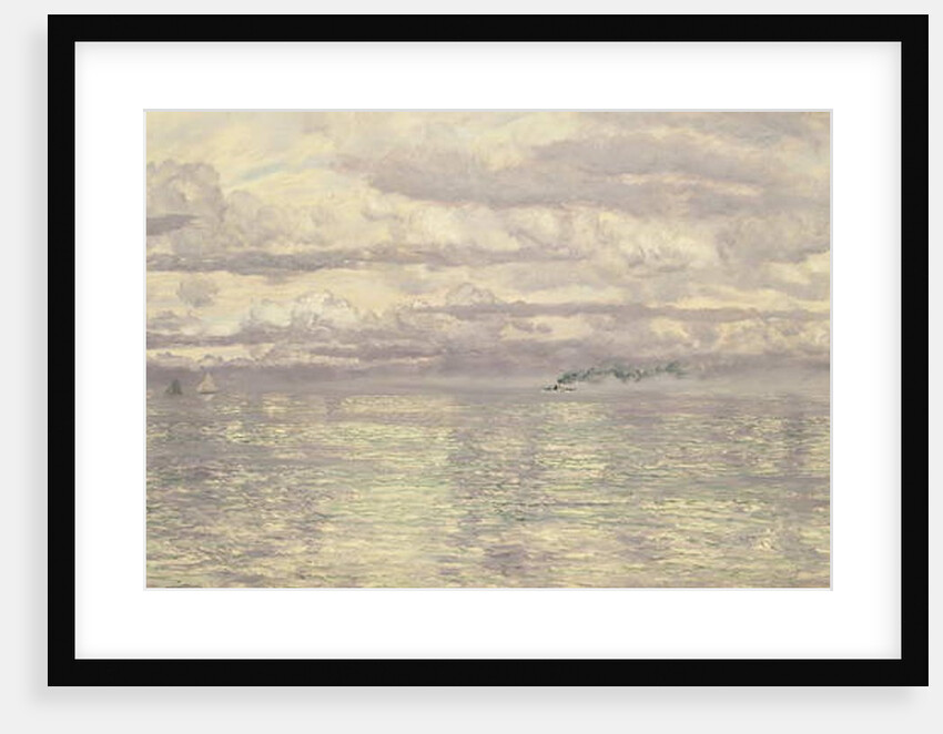 A Pearly Summer Seascape by John Brett
