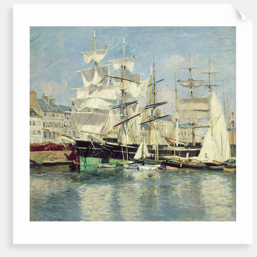 Squared - Riggers in Le Havre, 1886 by Johannes Martin Grimelund