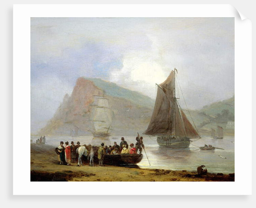 Boarding the Ferry at Teignmouth, 1821 by Thomas Luny