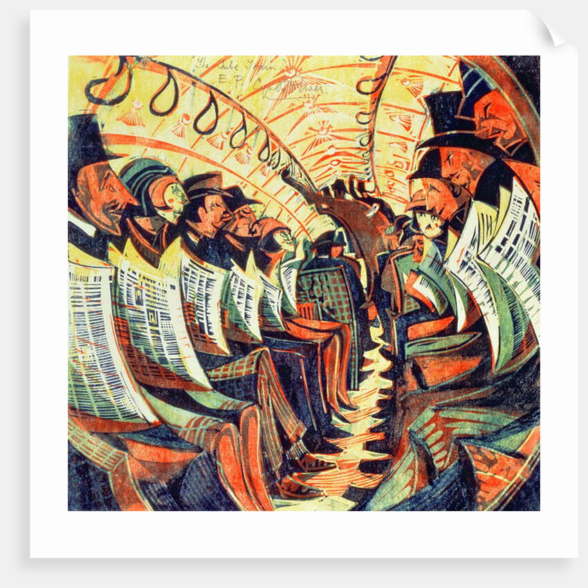 The Tube Train, c.1934 by Cyril Edward Power