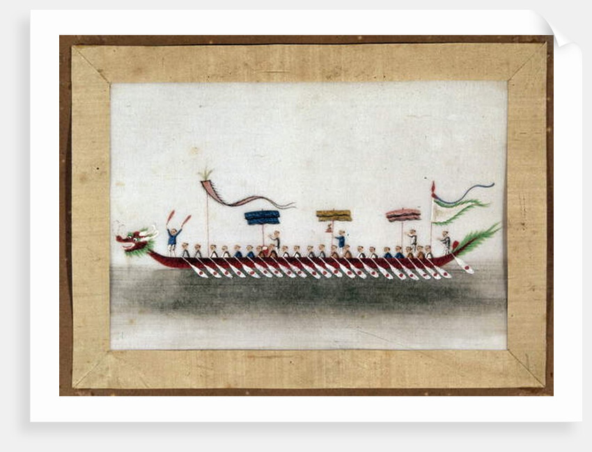 Chinese junk of the Great Zheng He or Hajji Mahmud Chinese eunuch and marine explorer. Detail of photo ROEK0015. by Anonymous