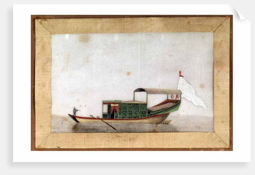 Chinese junk of the Great Zheng He or Hajji Mahmud Chinese eunuch and marine explorer by Anonymous