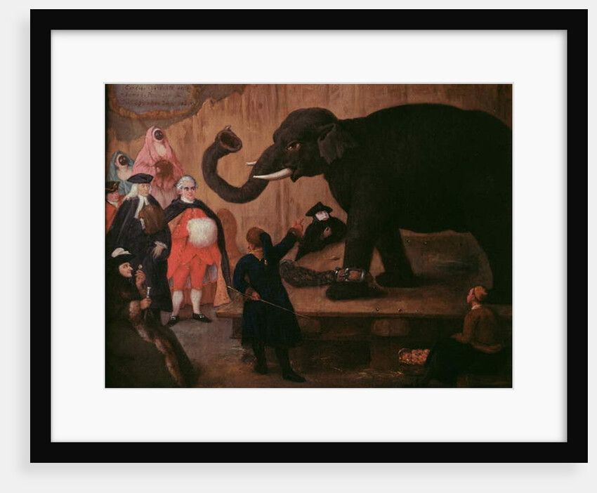 An Elephant Shown in Venice by Pietro Longhi