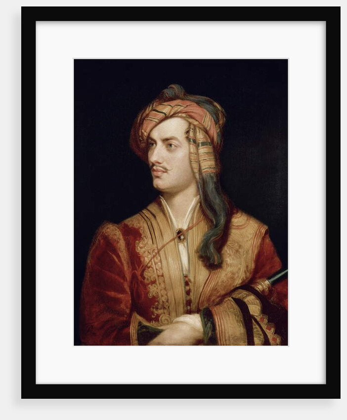 Portrait of George Gordon in Albanian Dress, 1813 by Thomas Phillips