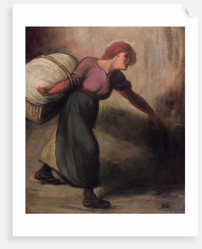 The Laundress, 1894 by Theophile Alexandre Steinlen