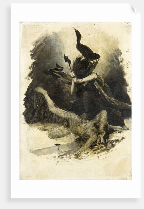 Ancient battle scene, c.1880 by Georges Marie Rochegrosse