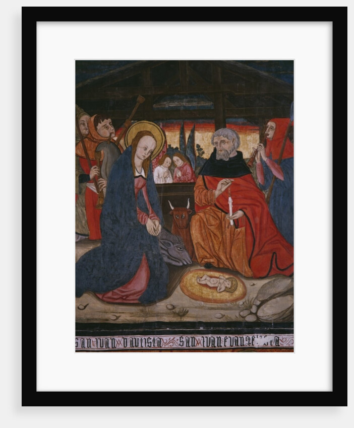 Nativity, panel from the Church San Andres of Tortura, late 15th century-early 16th century by School Spanish