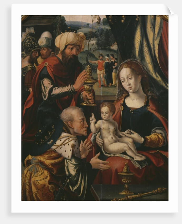 Adoration of the Magi, Epiphany Triptych, detail, c.1540 by Pieter Coecke van Aelst