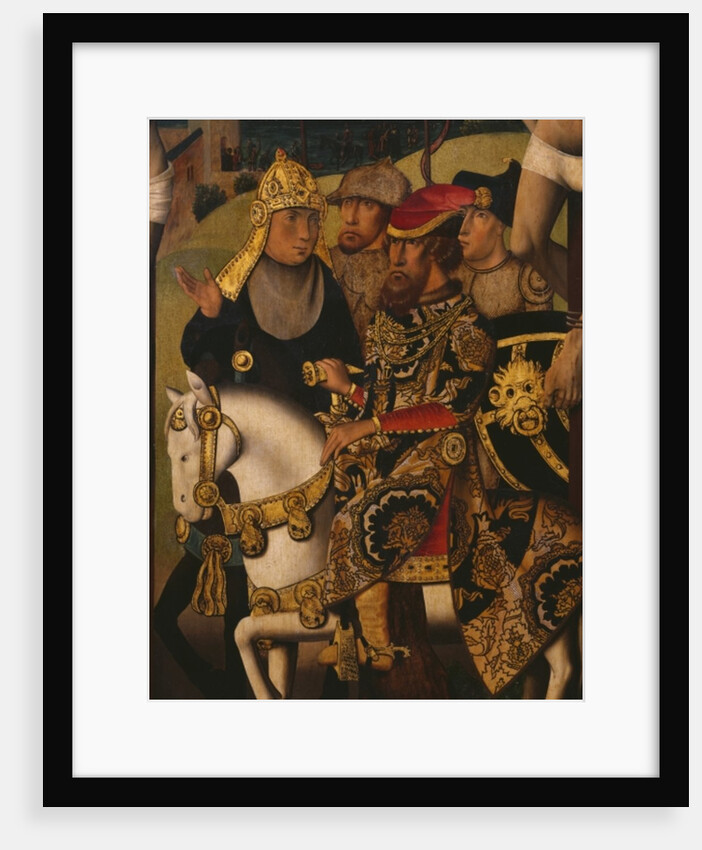 Passion Triptych, Crucifixion, central panel, detail by Master of St. Godelieve Legend