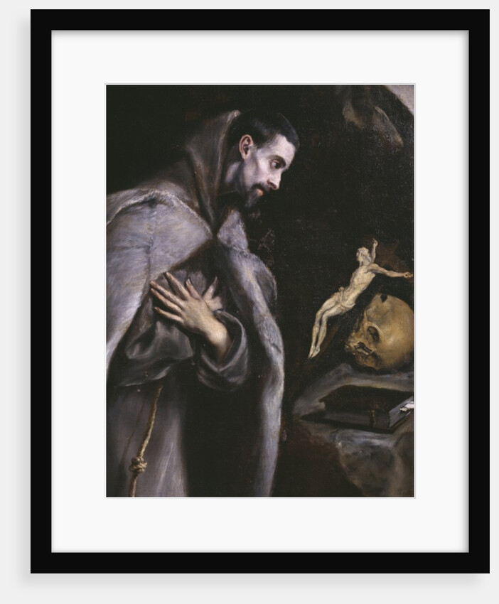 St. Francis meditating, c.1586-92 by El Greco