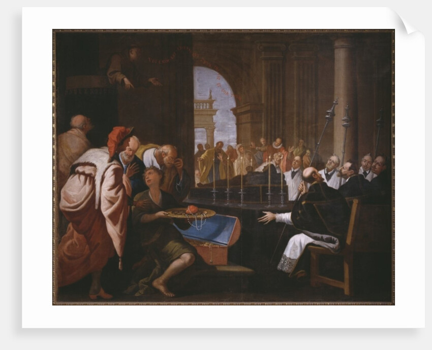 The Miracle of St. Anthony of Padua by Spanish School