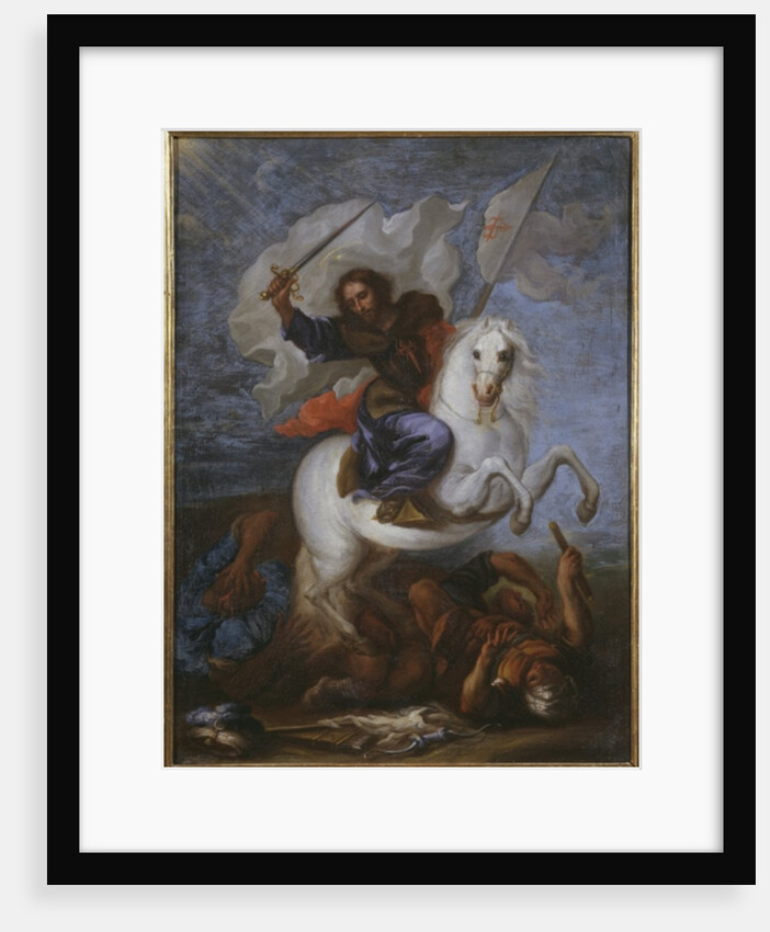 St. James the Great at the Battle of Clavijo by Spanish School