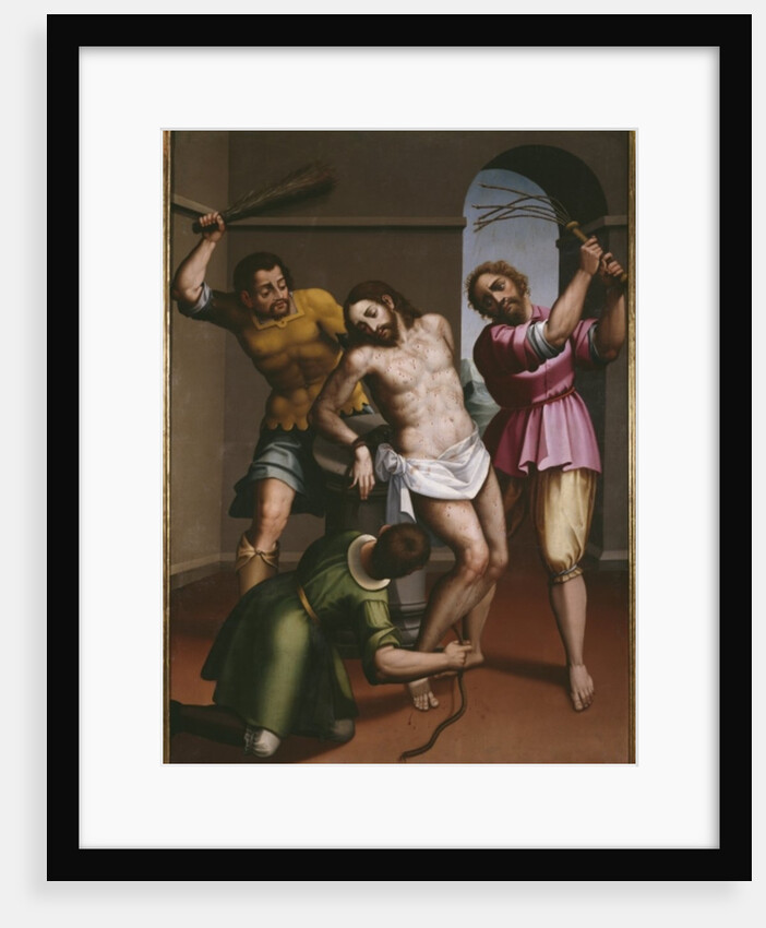The Flagellation of Christ by Spanish School