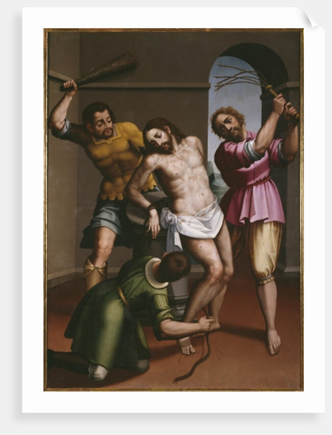 The Flagellation of Christ by Spanish School