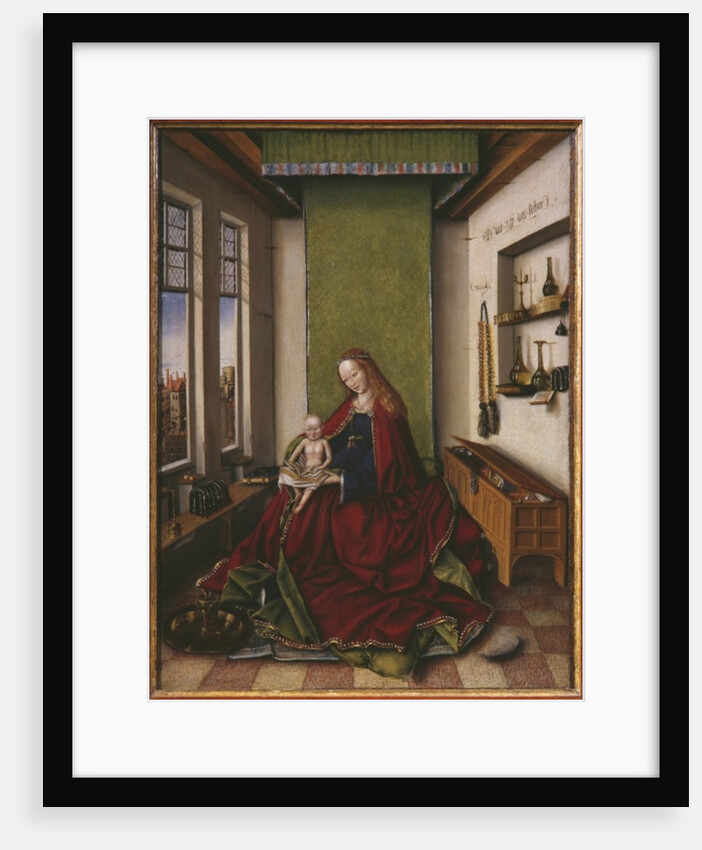 Virgin and Child with a book by Jan van Eyck