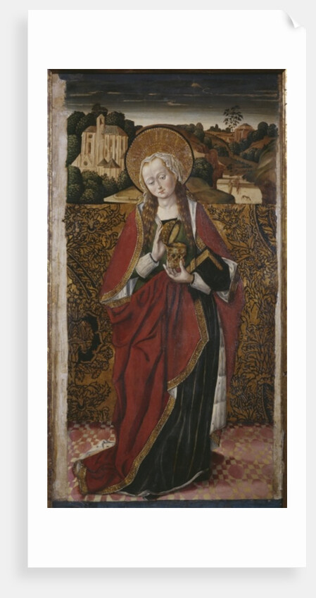 Triptych, St. Mary Magdalene, right panel by Spanish & Flemish School