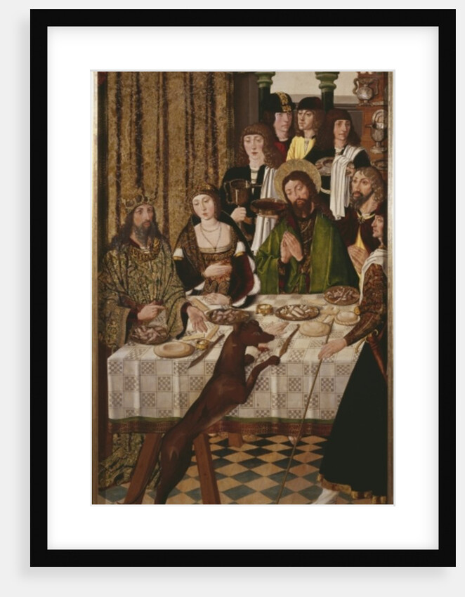 Life of St. Thomas in India, the marriage feast of the King's son of Andropolis by Alonso de Sedano