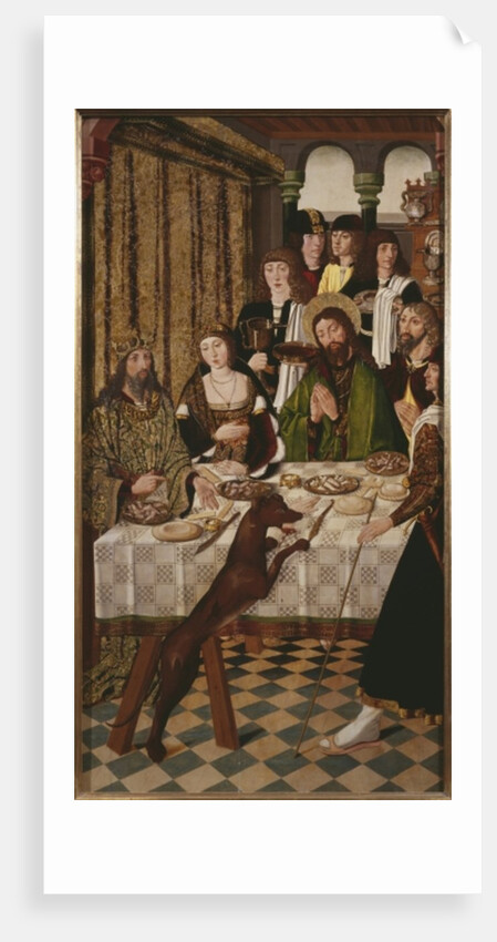 Life of St. Thomas in India, the marriage feast of the King's son of Andropolis by Alonso de Sedano