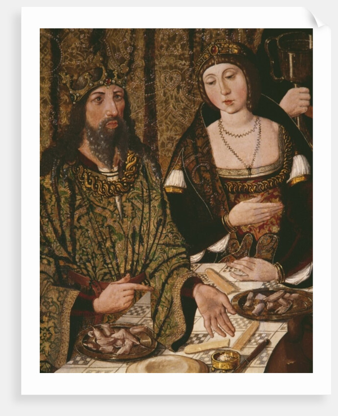 Life of St. Thomas in India, the marriage feast of the King's son of Andropolis by Alonso de Sedano