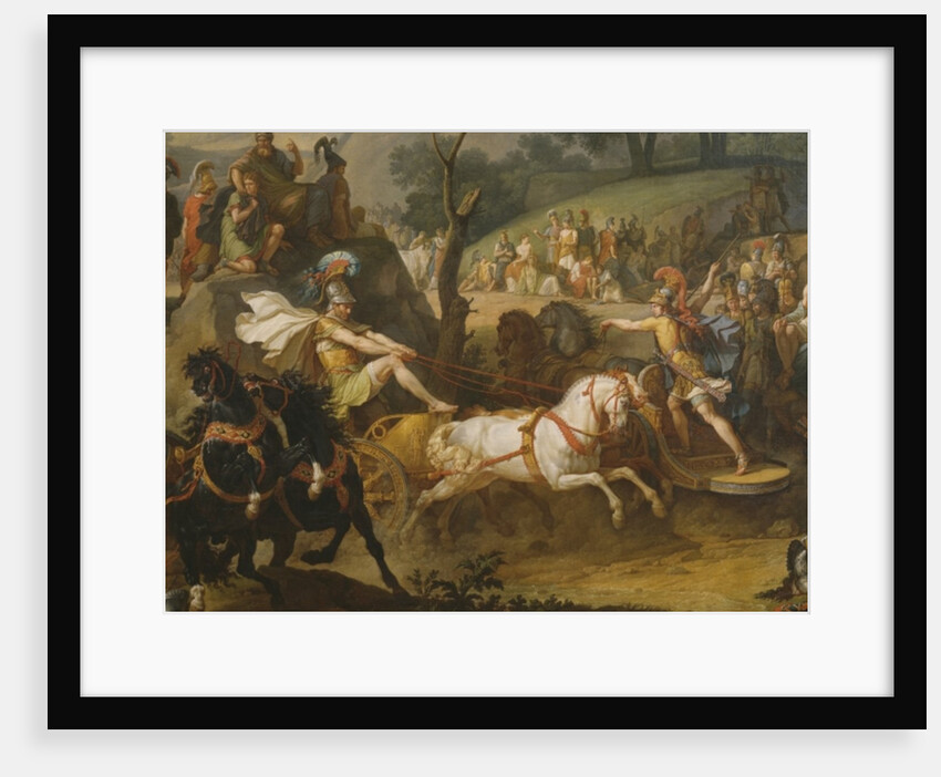 Funeral games in honour of Patrocles by Antoine Charles Horace Vernet