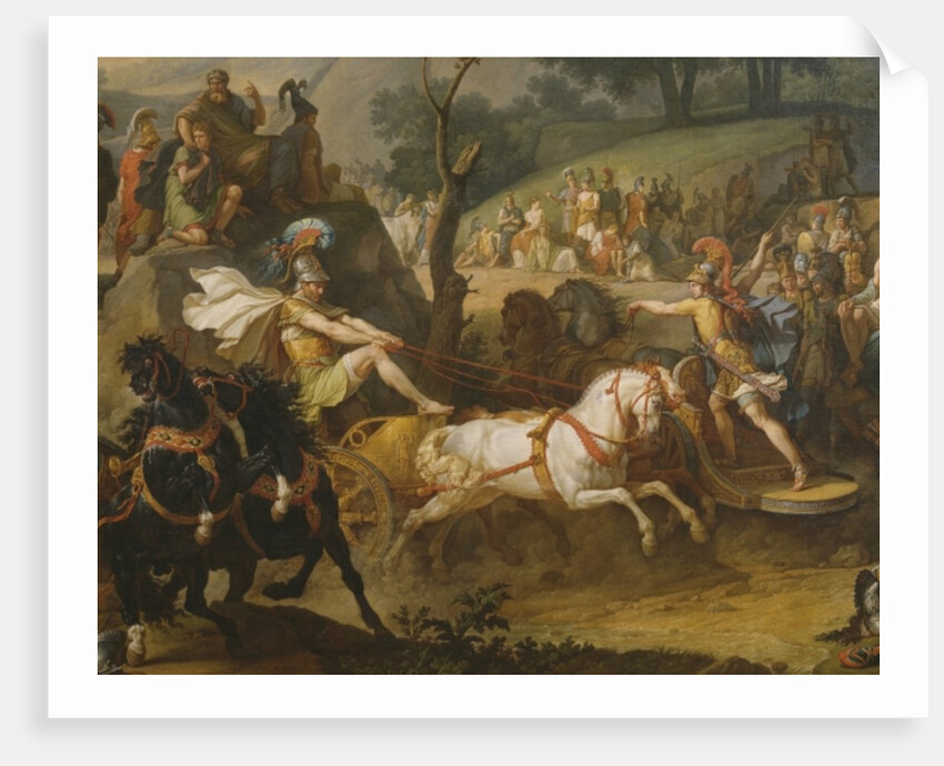 Funeral games in honour of Patrocles by Antoine Charles Horace Vernet