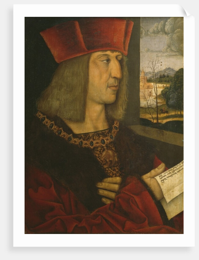 Emperor Maximilian I, copy of a lost original by Bernhard Strigel