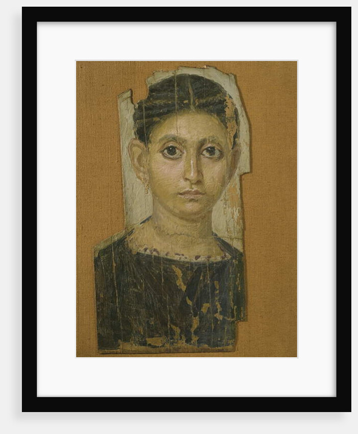 Mummy female portrait, from Fayum, late 3rd century AD by Roman Period Egyptian