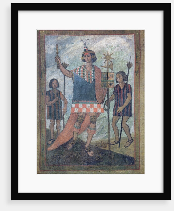 Inhabitants of the New World encountered by Christopher Columbus on his first voyage in 1492 by Spanish School