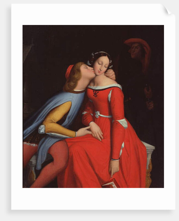 Francesca da Rimini and Paolo Malatesta, 1819 by Jean Auguste Dominique Ingres