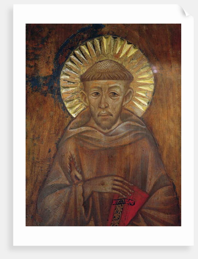 Portrait of St. Francis, c.1285 by Giovanni Cimabue