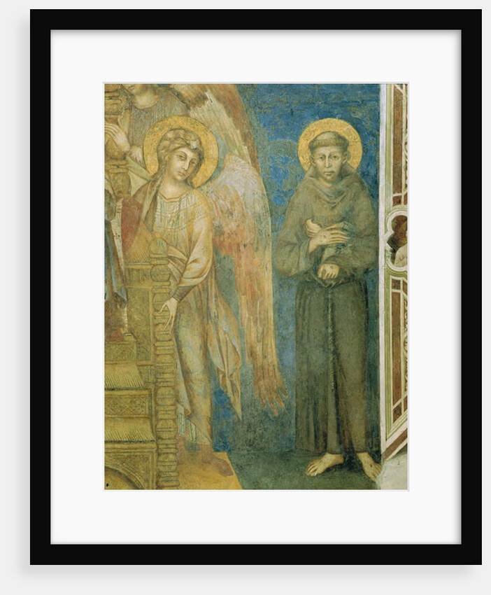 Saint Francis with an angel by Cimabue