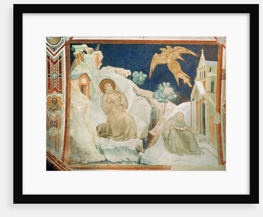 St Francis receiving the stigmata by Pietro Lorenzetti