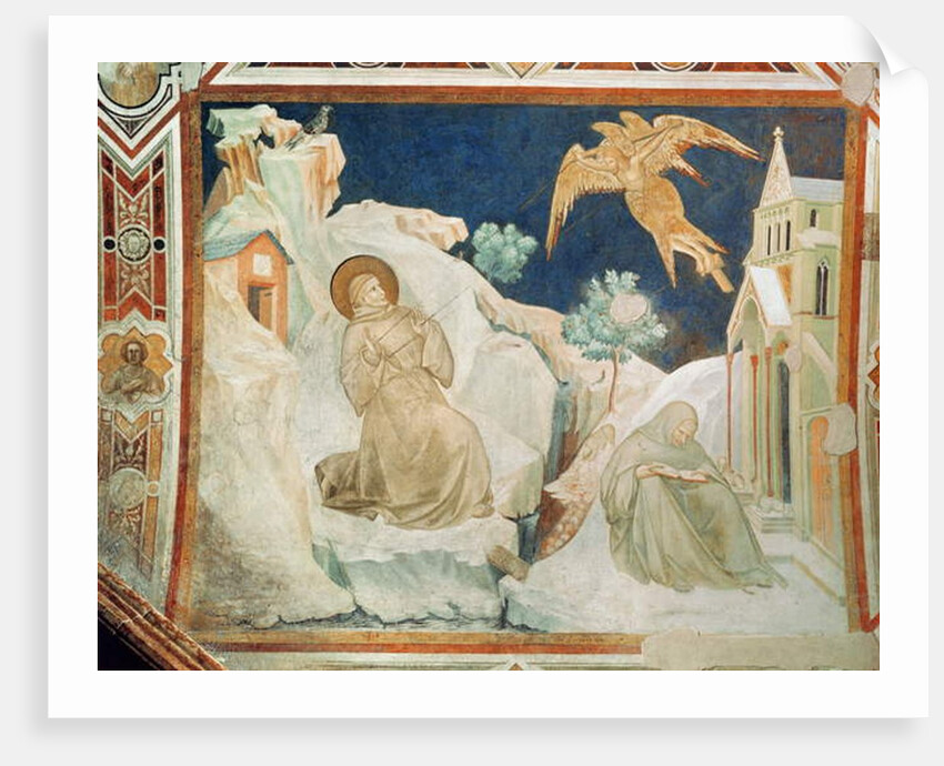 St Francis receiving the stigmata by Pietro Lorenzetti