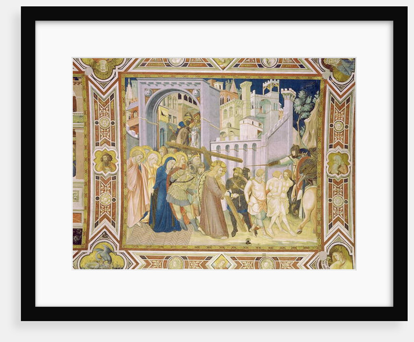 The Road to Calvary, 1320 by Pietro Lorenzetti