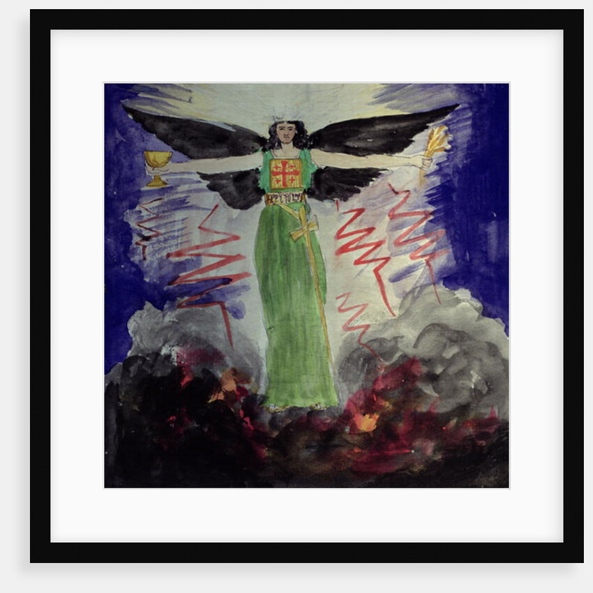 Telesmatic angelic figure, c.1892 by W.A. Ayton