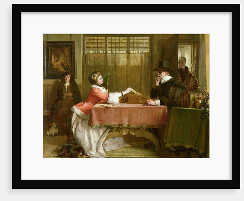 The Banker's Private Room, Negotiating a Loan, 1870 by John Callcott Horsley
