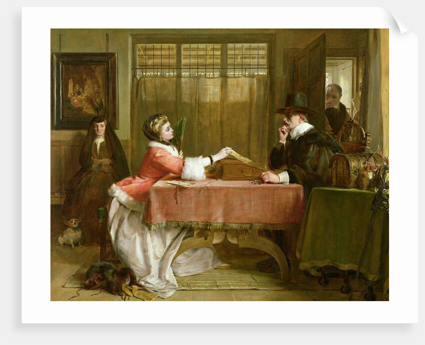 The Banker's Private Room, Negotiating a Loan, 1870 by John Callcott Horsley