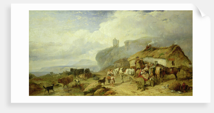 Drover's Halt, Island of Mull in the Distance, 1845 by Richard Ansdell