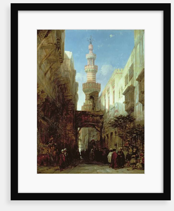 Street in Cairo, 1846 by David Roberts