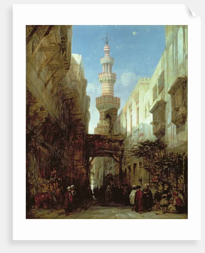 Street in Cairo, 1846 by David Roberts