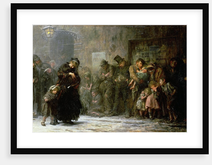 Applicants for Admission to the Casual Ward at Saint Martin in the Fields, 1874 by Samuel Luke Fildes