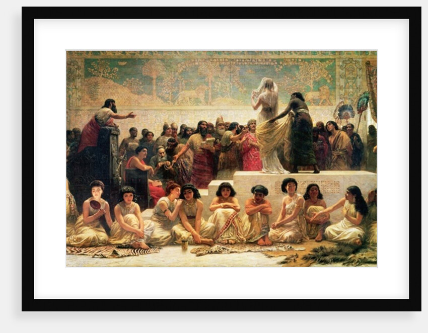 The Babylonian Marriage Market, 1875 by Edwin Longsden Long