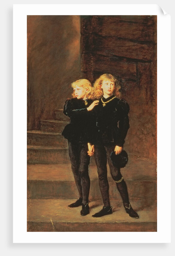 The Princes Edward and Richard in the Tower, 1878 by John Everett Millais
