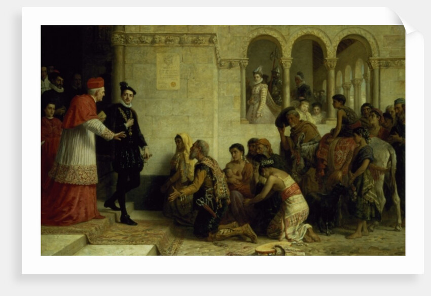 The Supplicants. The Expulsion of the Gypsies from Spain, 1872 by Edwin Longsden Long