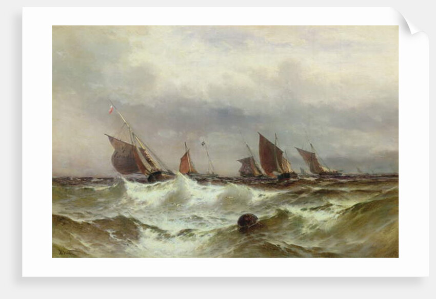Dover Pilot and Fishing Boats by Theodore Weber